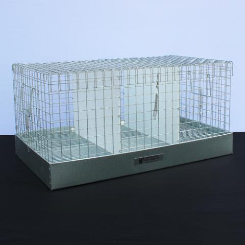 3 hole rabbit transport cage